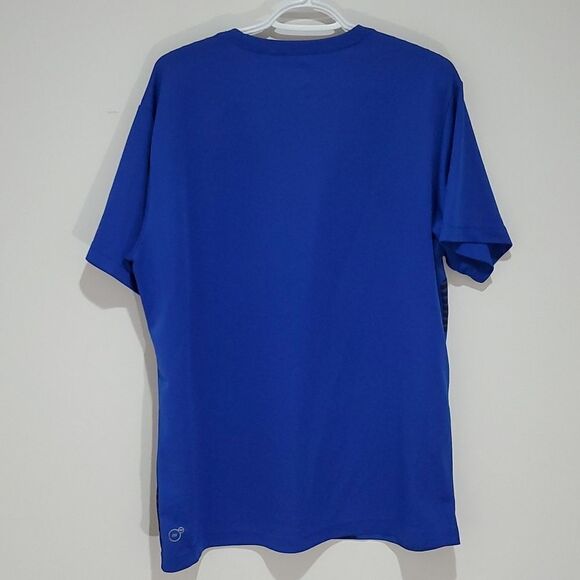 Puma XL black and blue athletic short sleeve shirt - Picture 5 of 7